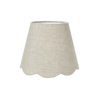 Mały beżowy abażur retro lniany Jasmine